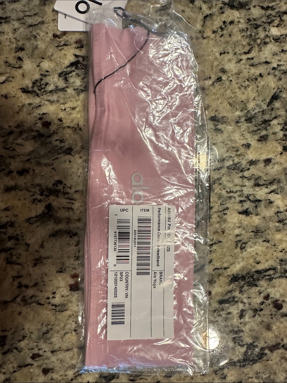 ALO Yoga Pink Wide Stretch Headband